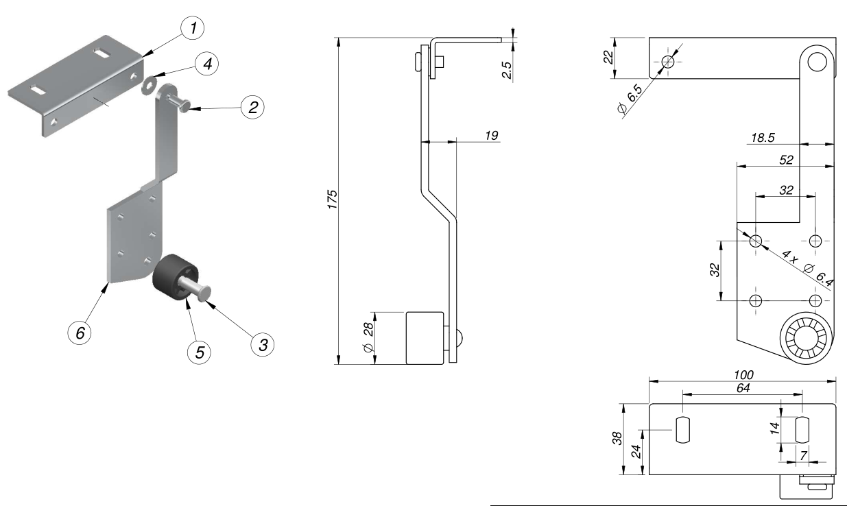 3-2-1 Roller 28mm