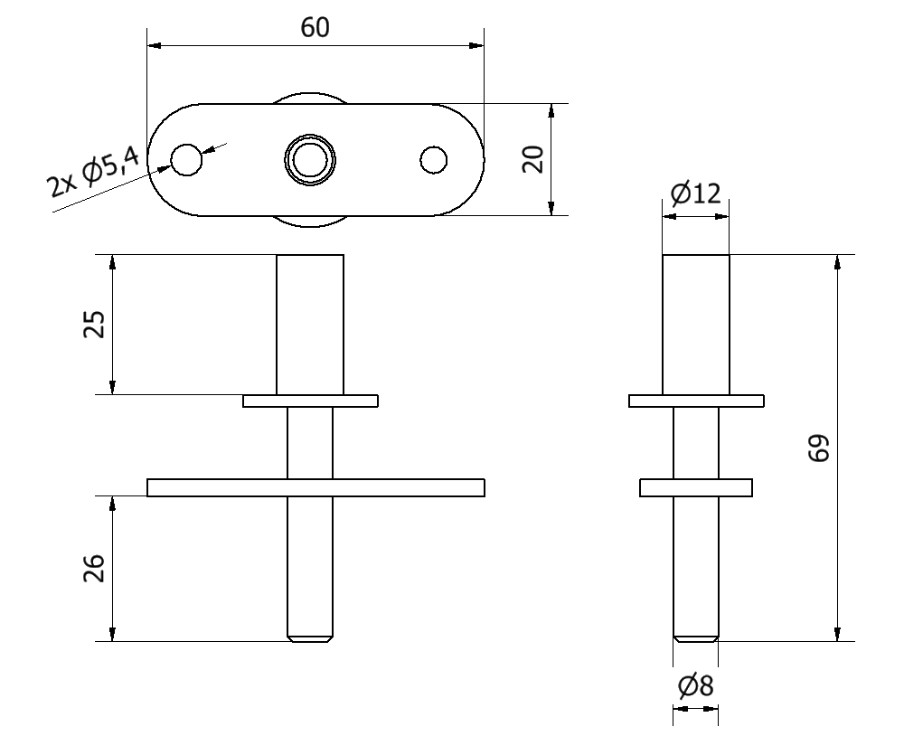 Pivot Hinge AZ-31