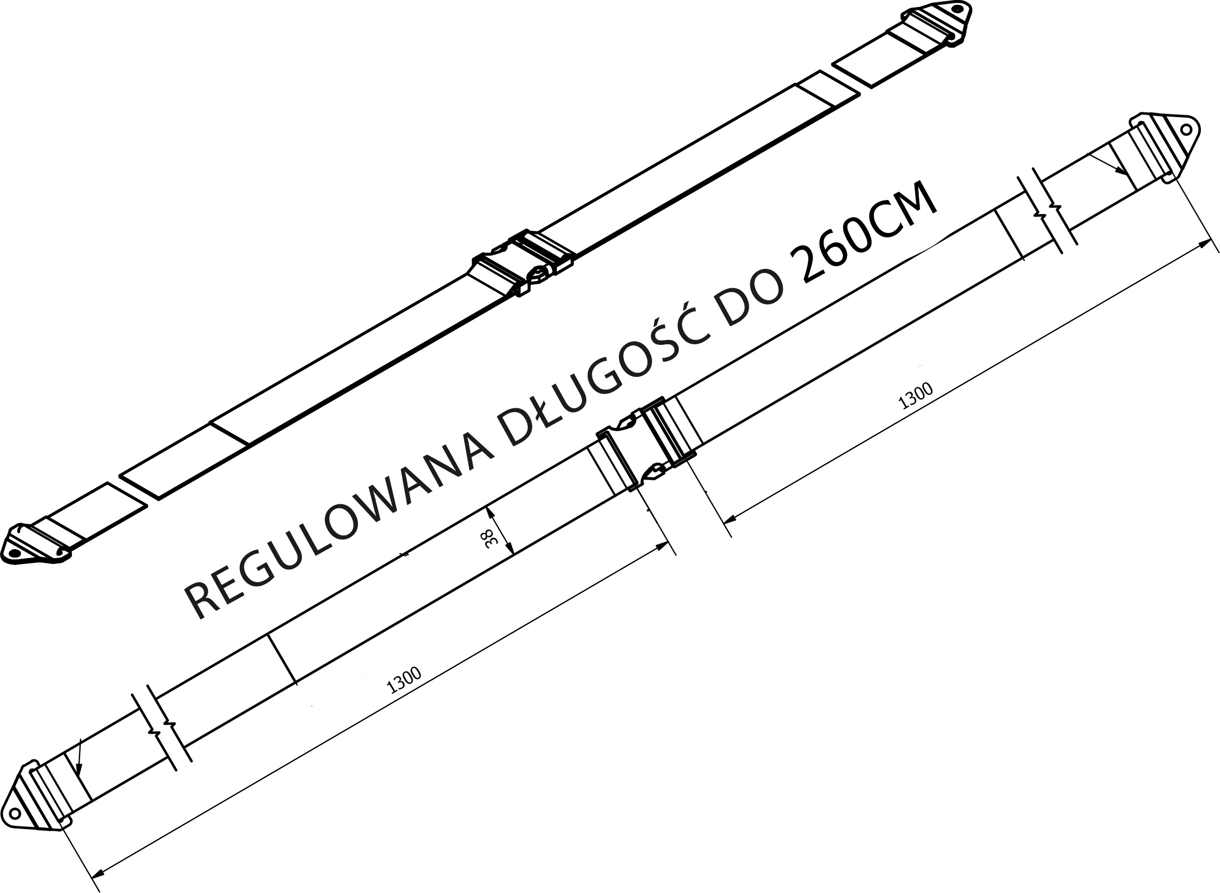 Mattress strap diagram