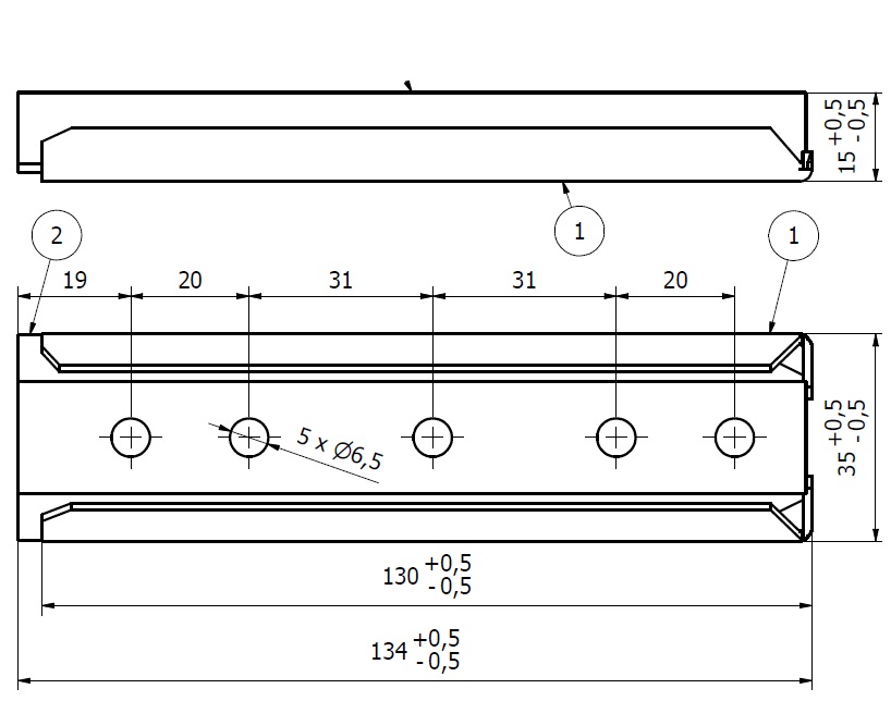 H-130 Rail Set